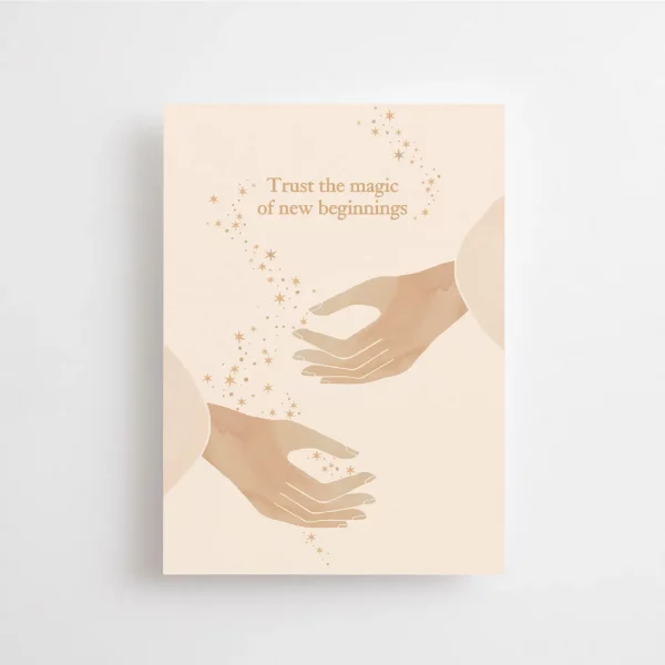 Postal Trust the Magic of New Beginnings de Anna Cosma