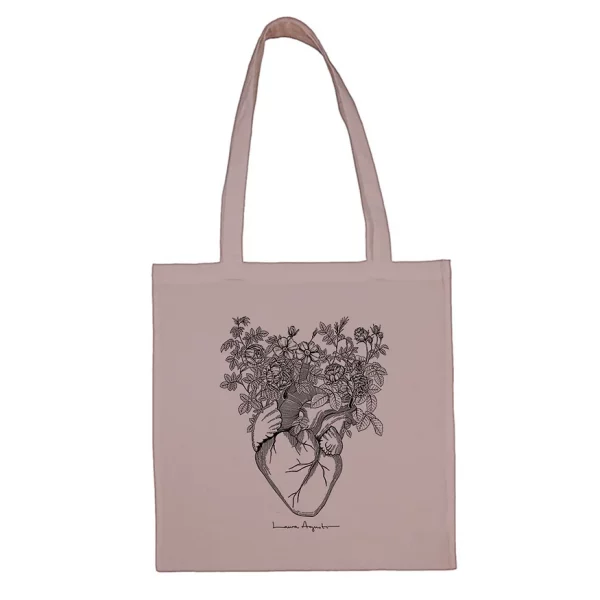 Tote Bag Heart Nude de Lalauri