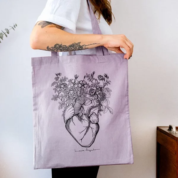Tote Bag Heart Nude de Lalauri - Imagen 2