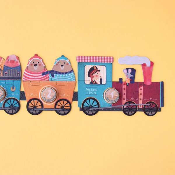 Puzzle My Little Train de Londji +2 años - Imagen 2