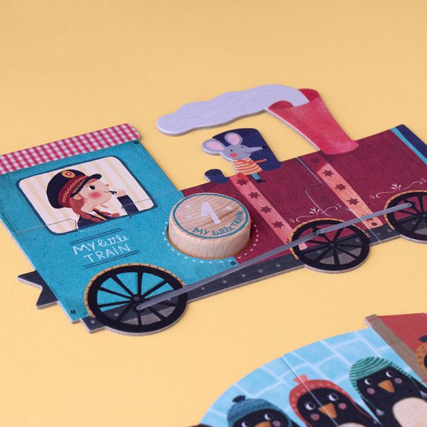 Puzzle My Little Train de Londji +2 años - Imagen 6