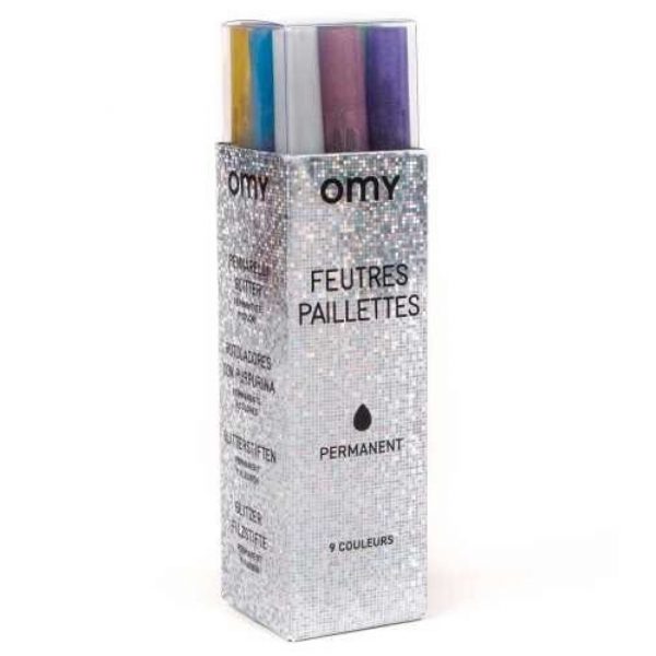 Rotuladores Glitter de OMY