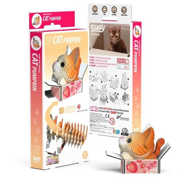 Puzle 3D Mi Gato Pumpkin Eugy de Dodoland - Imagen 4