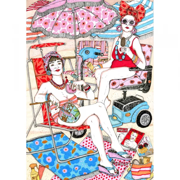 Print Beach Ladies de Ana Jarén