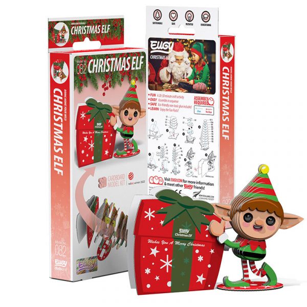 Puzle 3D Christmas Elf Eugy de Dodoland - Imagen 2