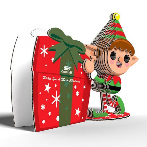 Puzle 3D Christmas Elf Eugy de Dodoland - Imagen 3