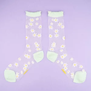 Calcetines transparentes Margaritas de Coucou Suzette