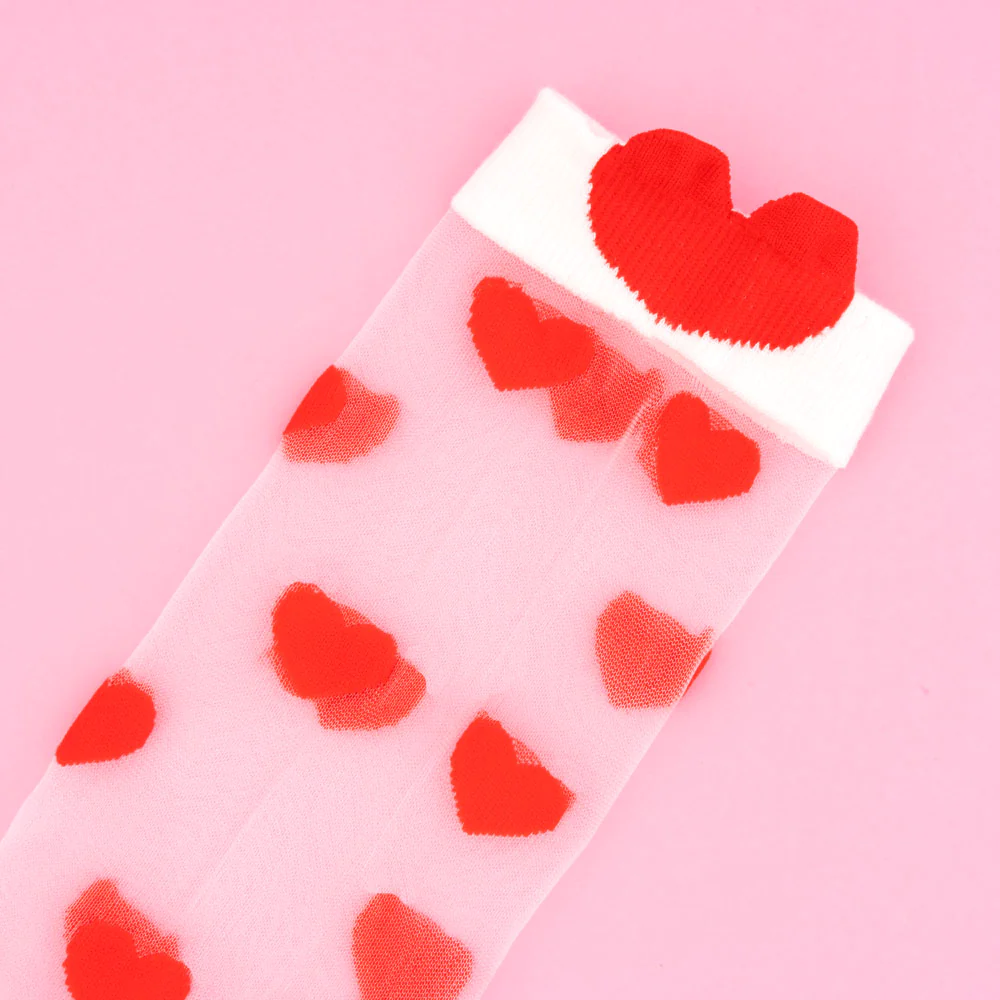 Calcetines transparentes Corazón de Coucou Suzette - Imagen 4