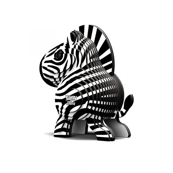 Puzle 3D Zebra de Eugy Dodoland - Imagen 2
