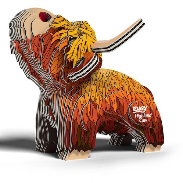 Puzle 3D Highland Cow de Eugy Dodoland
