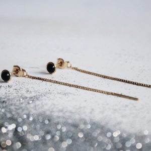 Pendientes Vega con Ónix de Fauna y Flora