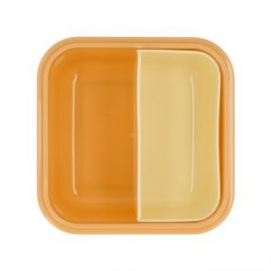 Alternative view of Fiambrera Grande Yellow Chess de Monnëka