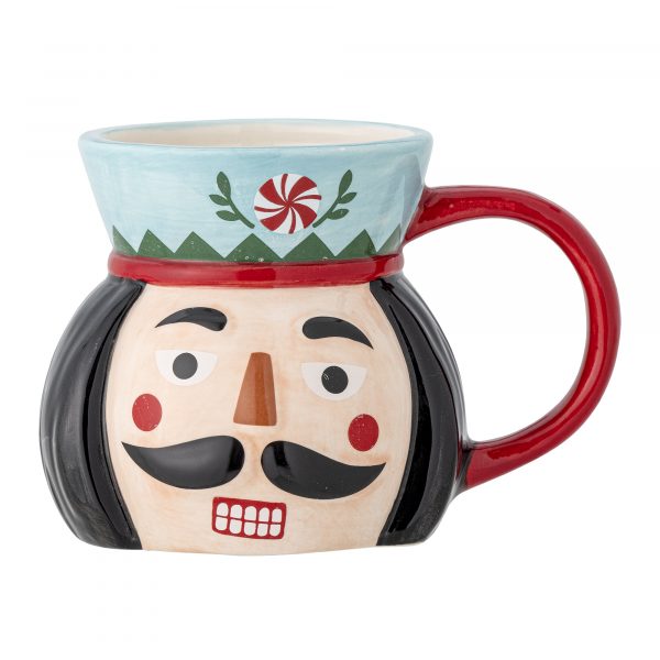 Taza navideña de Cascanueces de Bloomingville - roja