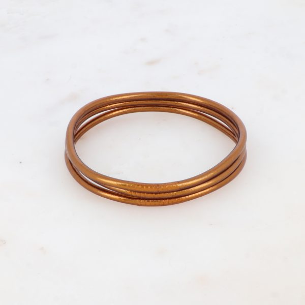 Pulsera Budista Fina Oro Milkchocolate - Imagen 2
