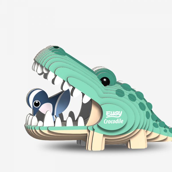 Puzle 3D Crocodile de Eugy Dodoland