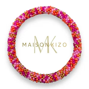 Pulsera Nepalí Tonos Rosas