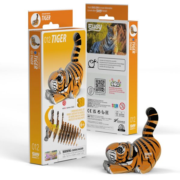 Puzle 3D Tiger de Eugy Dodoland - Imagen 2