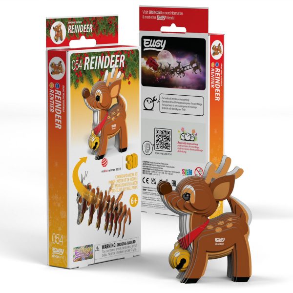 Puzle 3D Reindeer de Eugy Dodoland - Imagen 2