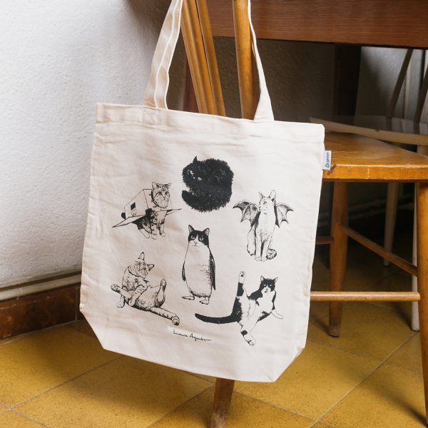 Tote bag Some Cats de Lalauri - Imagen 2
