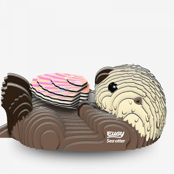 Puzle 3D Sea Otter de Eugy Dodoland - Imagen 4