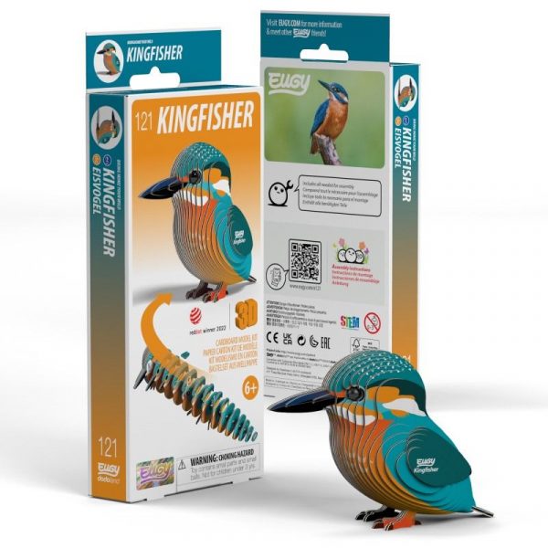 Puzle 3D Kingfisher de Eugy Dodoland - Imagen 2