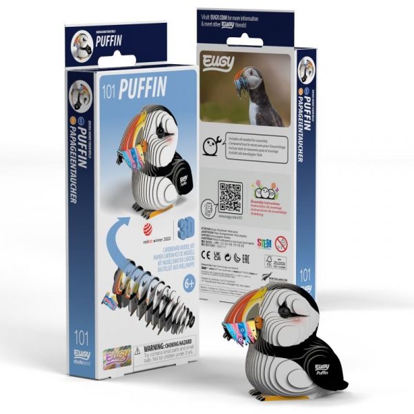 Puzle 3D Puffin de Eugy Dodoland - Imagen 2