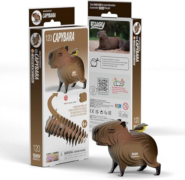 Puzle 3D Capybara de Eugy Dodoland