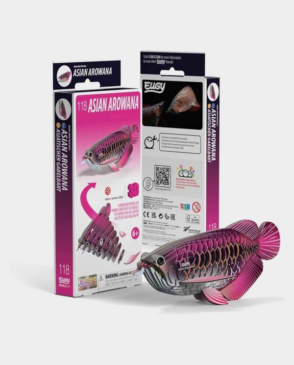 Puzle 3D Asian Arowana de Eugy Dodoland - Imagen 3