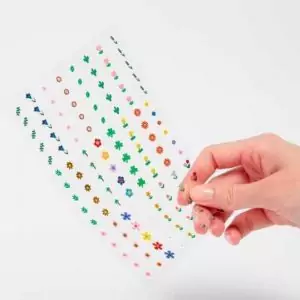 Alternative view of Pegatinas de Uñas Flower de OMY