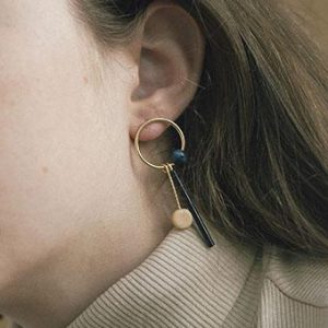 Alternative view of Pendientes Margot de Sewasong