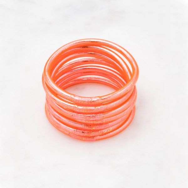 Pulsera Budista con Mantra Coral - Imagen 2