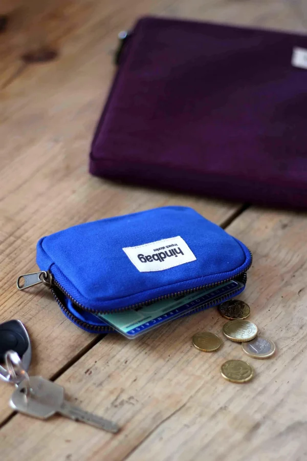 Monedero Lili azul eléctrico de Hindbag - Imagen 2