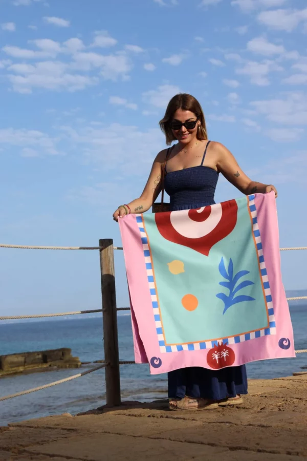 Toalla microfibra Citrus de Island Soulmates