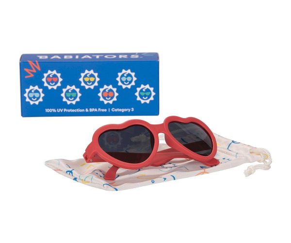Gafas de Sol flexibles - Hearts candy apple smoke lenses de Babiators - Imagen 2