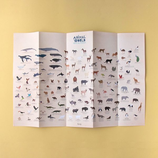 Animal World Poster and Stickers de Londji - Imagen 5