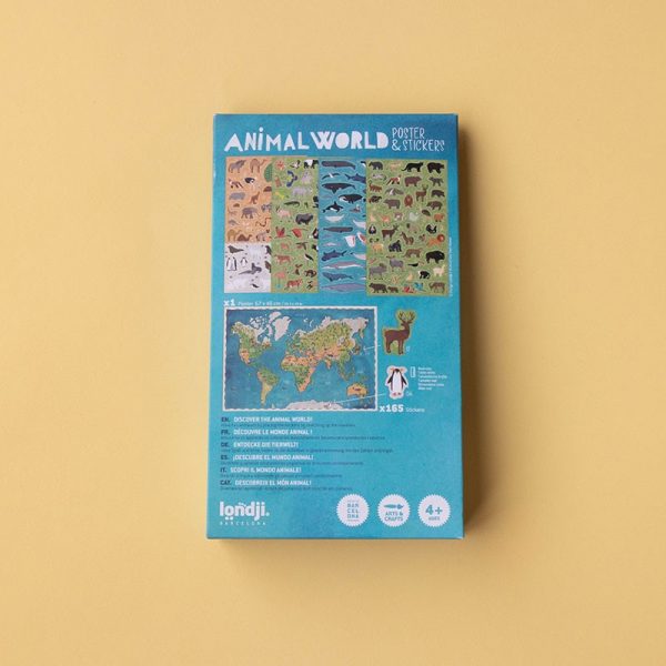 Animal World Poster and Stickers de Londji - Imagen 2