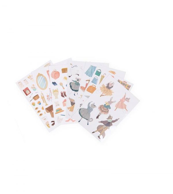 Cuaderno Pegatinas La Petite École De Danse de Moulin Roty - Imagen 6