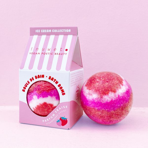 Bomba de baño Aroma de fresa de Inuwet
