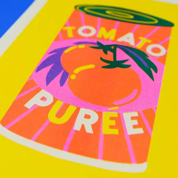 Print A4 Pure de tomate de Naomi Wilkinson Illustration - Imagen 3