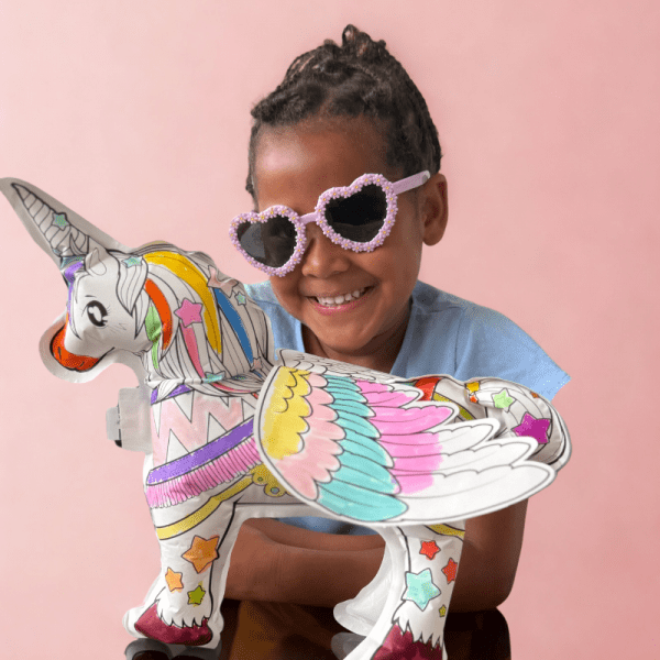 Juguete Inflable coloreable de Unicornio - Imagen 2