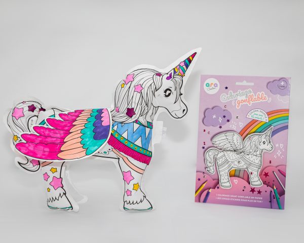Juguete Inflable coloreable de Unicornio - Imagen 5