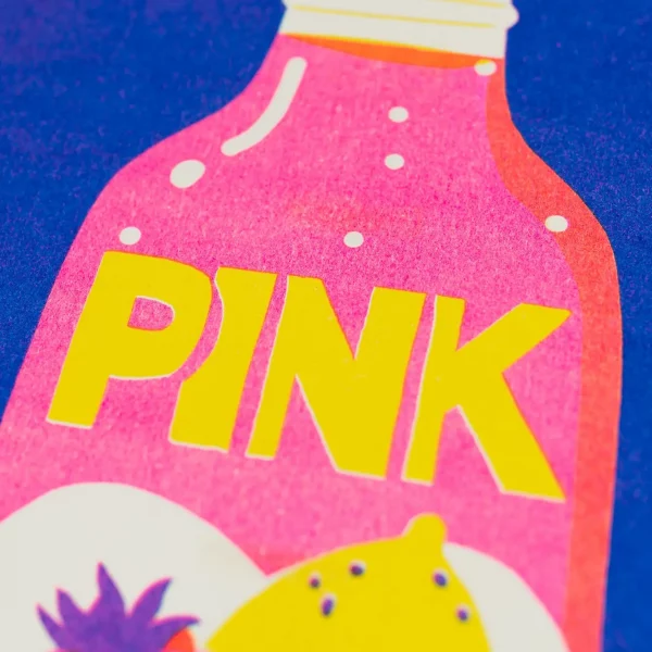 Print A4 Pink Limonade de Naomi Wilkinson Illustration - Imagen 2