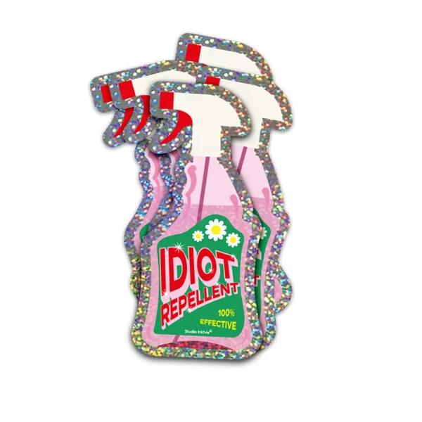 Pegatina brillante Spray repelent de Studio Inktvis - Imagen 3