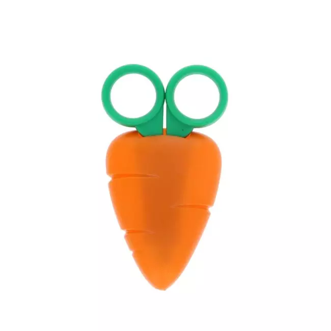 Tijeras pequeñas Zanahoria magnética de Mercredi et Patati