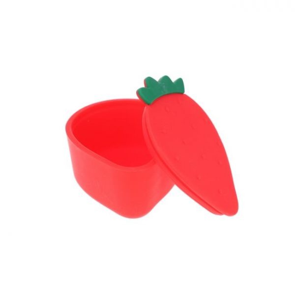 Fiambrera pequeña de silicona Fresa de Pause Goûter - Imagen 2