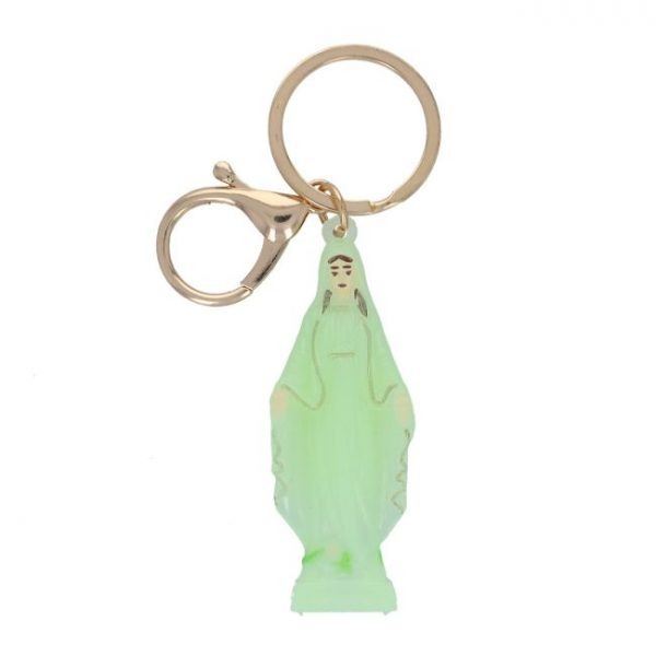 Llavero Virgen fosforescente de Roodoudou
