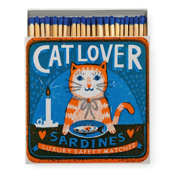 Caja de Cerillas Cat Lover de The Printed Peanut