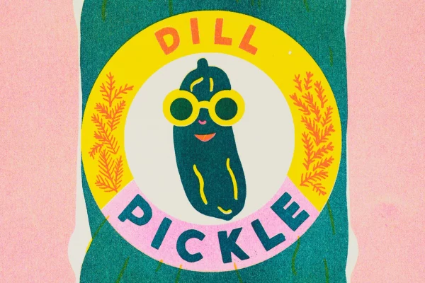 Print A4 Dill pickle de Naomi Wilkinson Illustration - Imagen 2