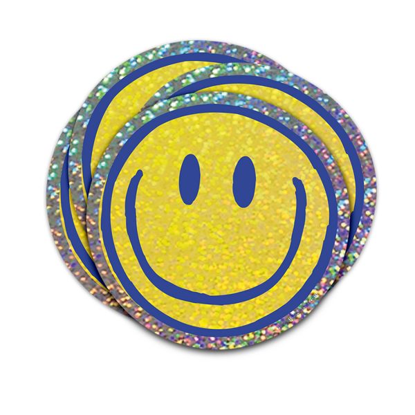 Pegatina brillante Smiley de Studio Inktvis - Imagen 3