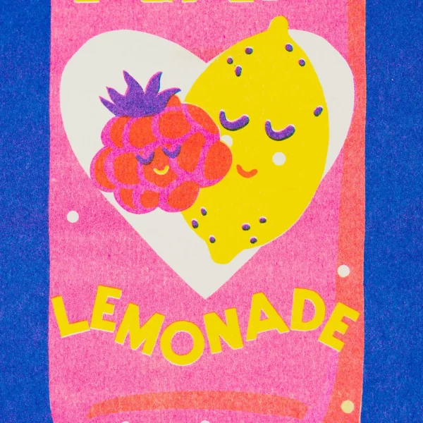Print A4 Pink Limonade de Naomi Wilkinson Illustration - Imagen 3